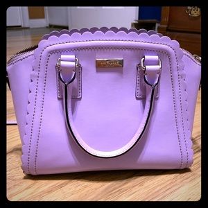 Kate Spade lilac/lavender cross body scallop bag